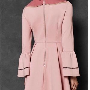 ted baker pippiy ladder lace skater dress